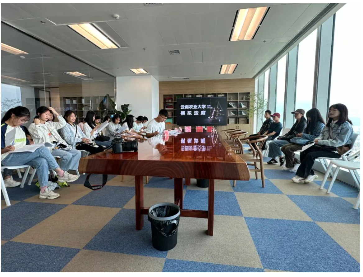 安胜动态丨云南农业大学法治学习社成功在律所举办模拟法庭活动
